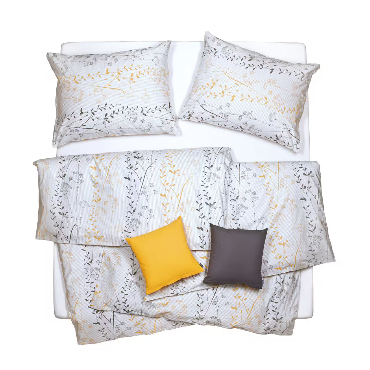 Obliečky KLASIK rastliny, pruhy