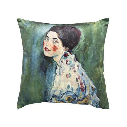 Dekoračný návlek ART VELVET Klimt - portrét