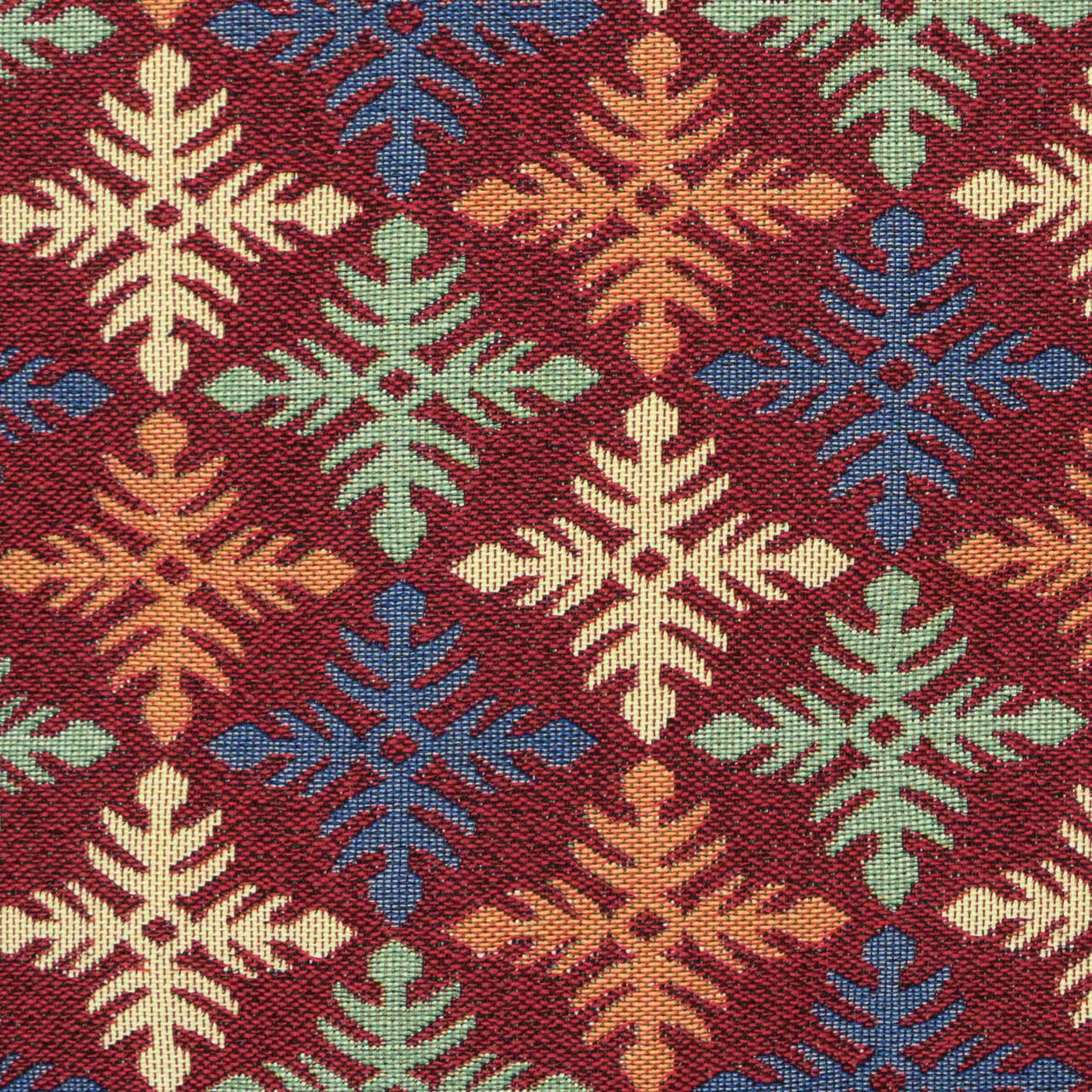 Dekoračný návlek MOTIV kosoštvorce vínová modrá