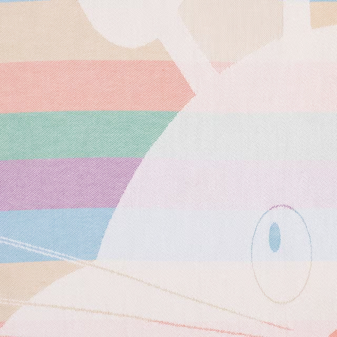 Utierka DESIGN králik pruhy biela pastelová