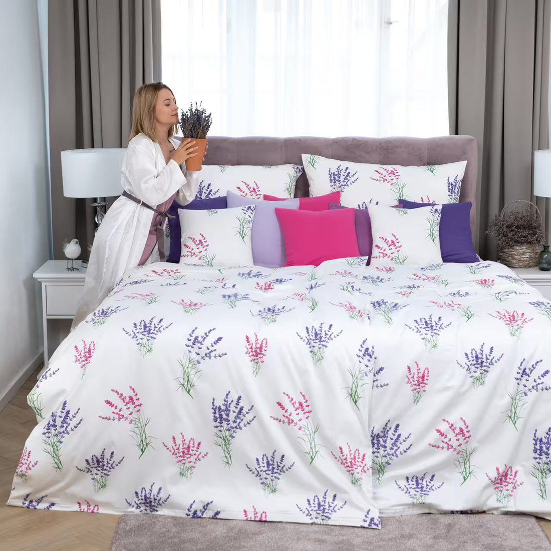 Obliečky KREP levanduľa