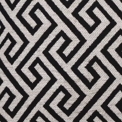 Dekoračný návlek SOFAS kristal biela čierna