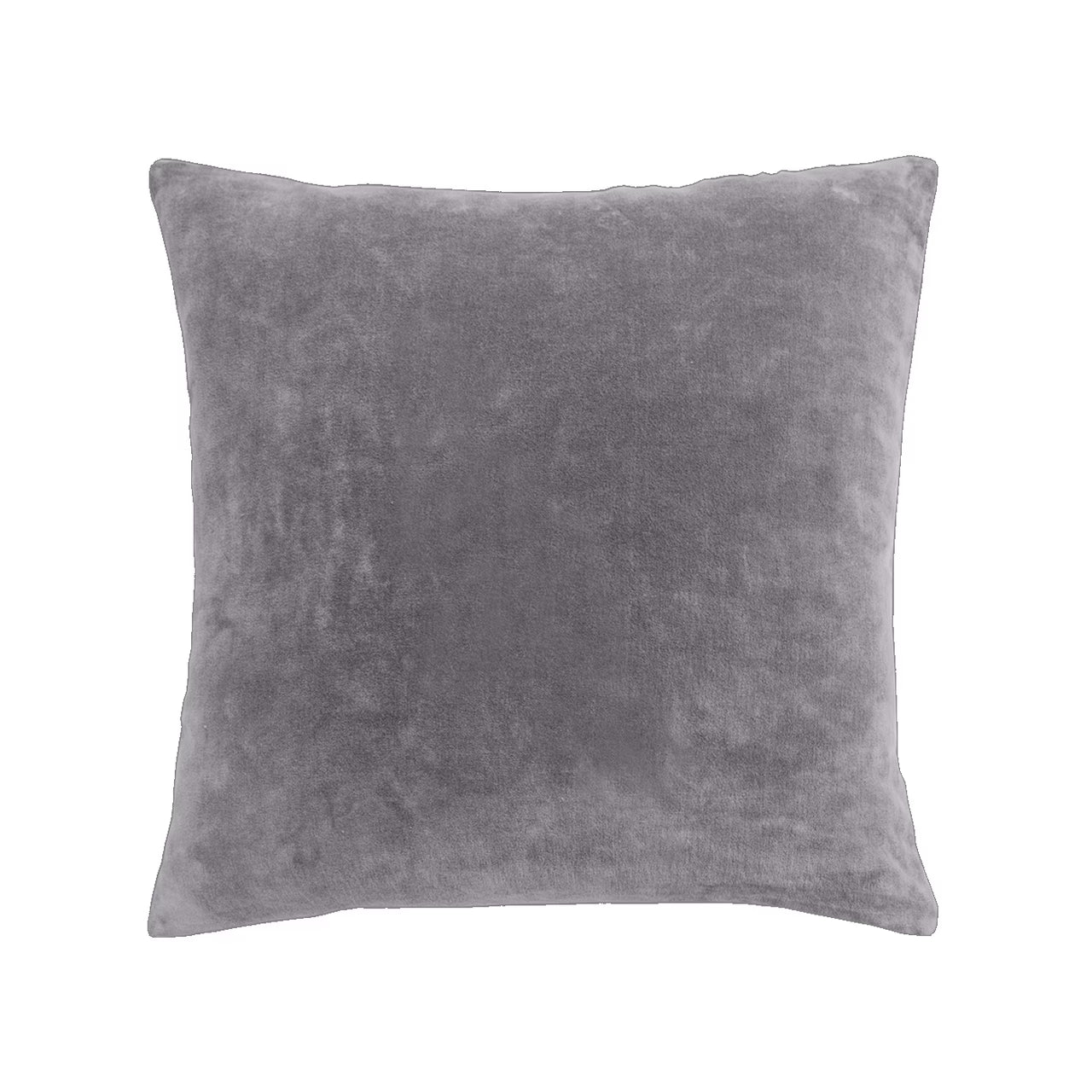 Dekoračný návlek COTTON VELVET krivky sivá