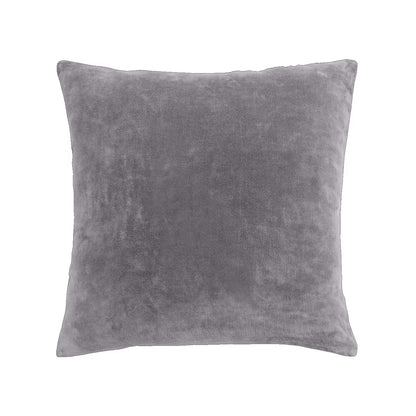 Dekoračný návlek COTTON VELVET krivky sivá