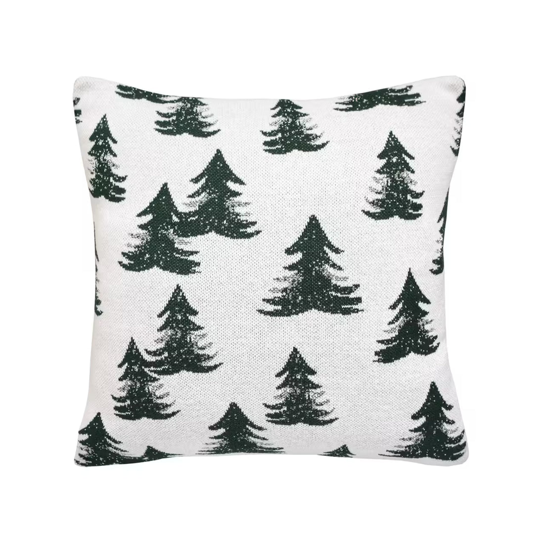 Dekoračný návlek pletený DESIGN LUREX les zelená strieborná