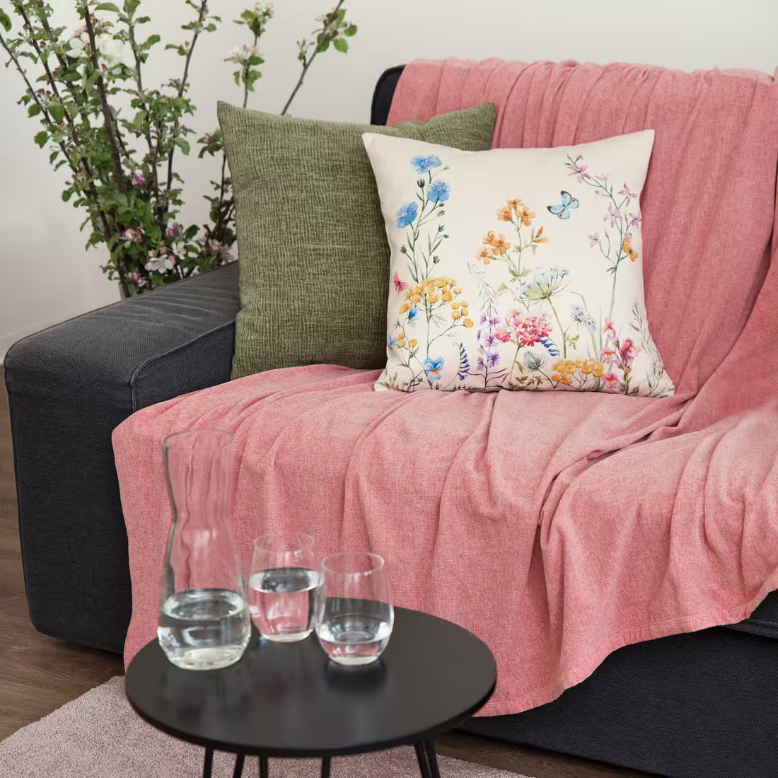 Dekoračný návlek ART lúčne kvety