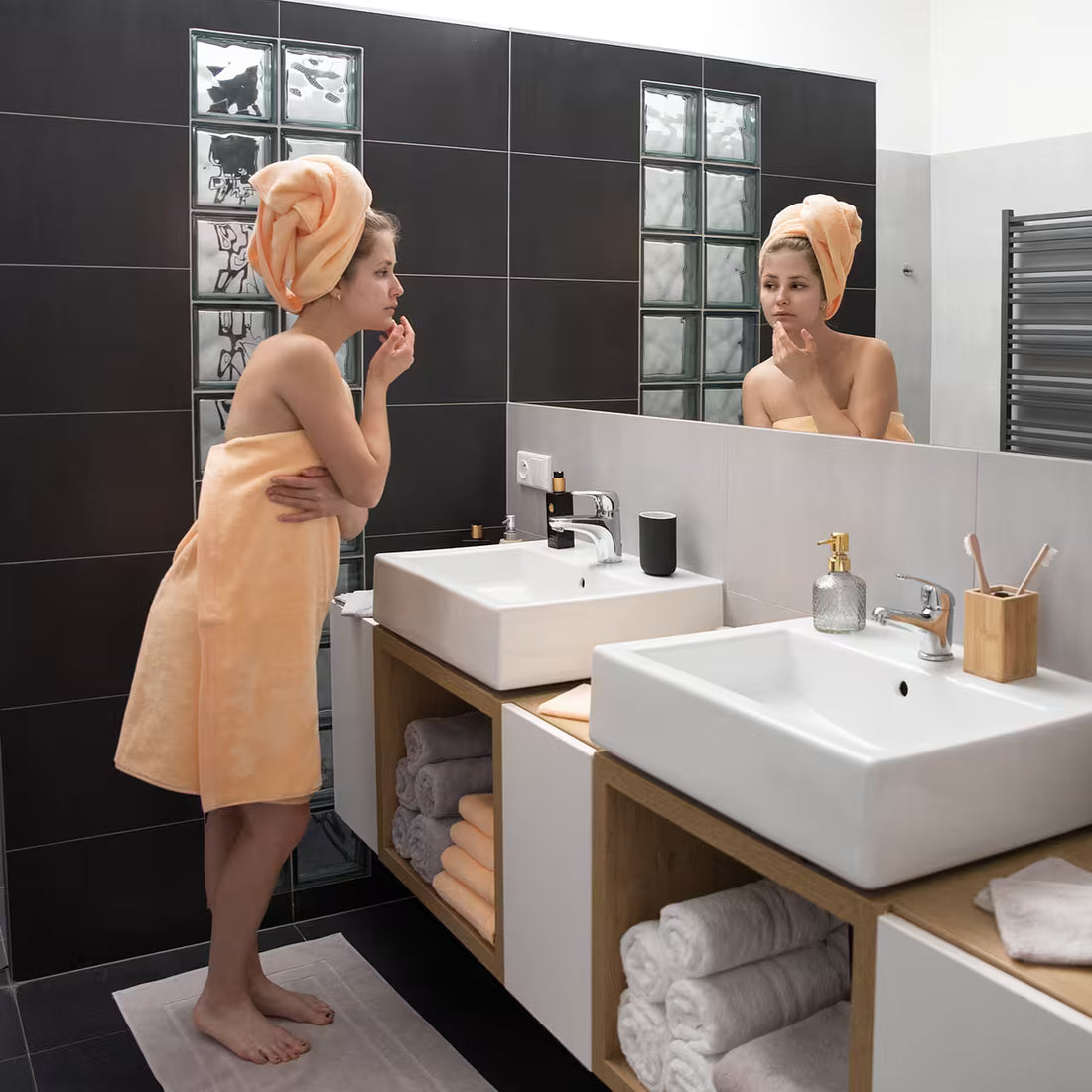 Uterák froté MODAL SOFT marhuľová