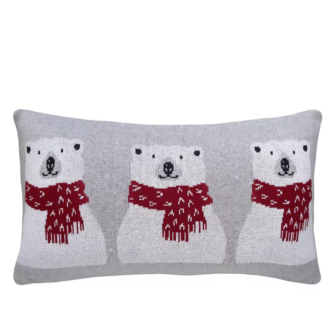 Dekoračný návlek pletený DESIGN ľadový medveď