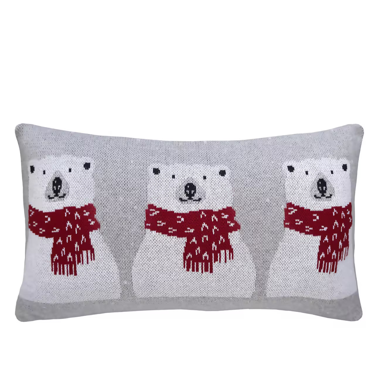 Dekoračný návlek pletený DESIGN ľadový medveď