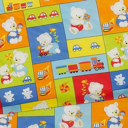 Obliečky KLASIK medvedíky patchwork