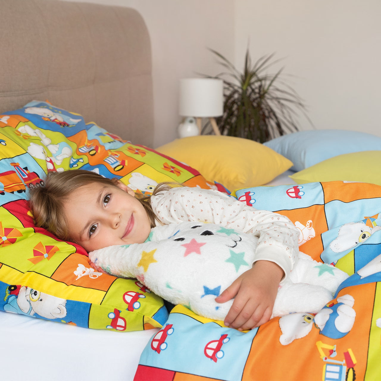 Obliečky KLASIK medvedíky patchwork