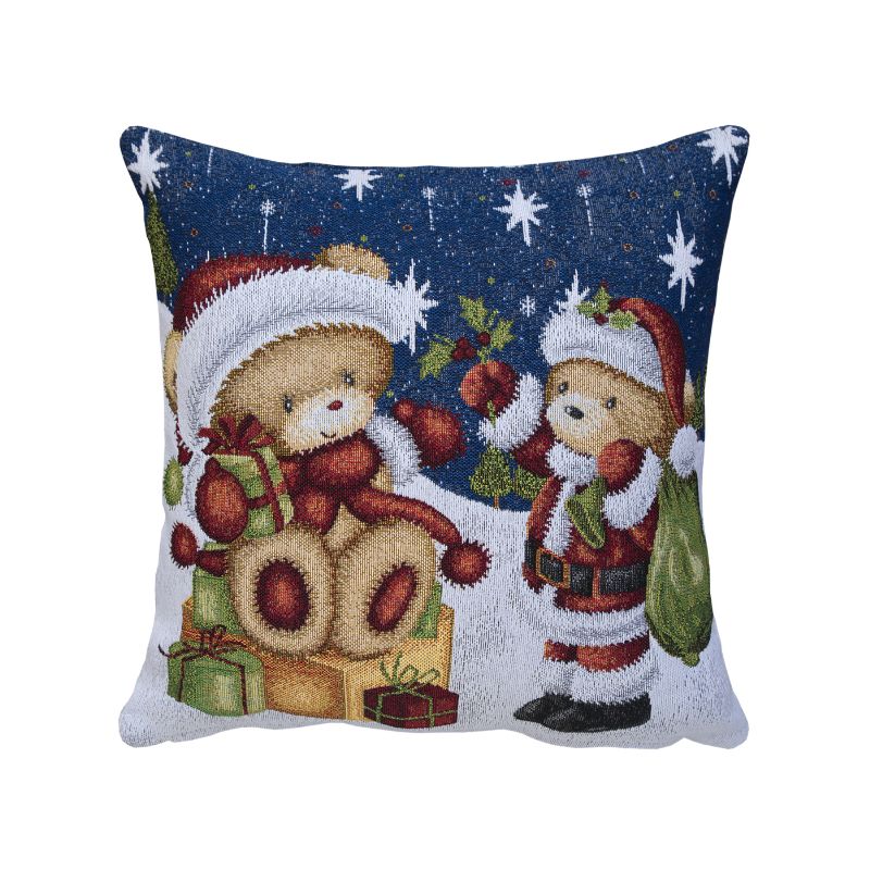 Dekoračný návlek MOTIV medvedík Santa