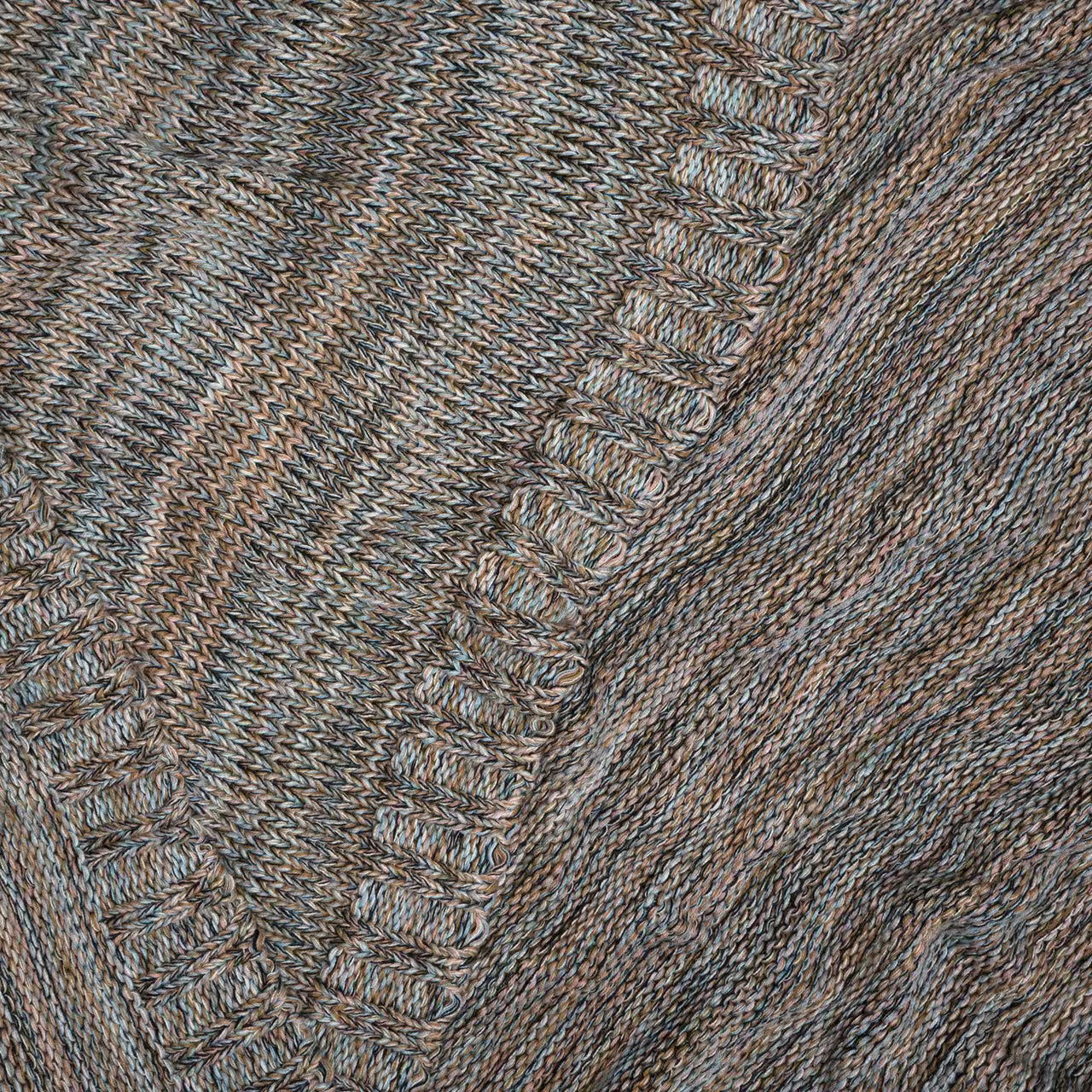 Deka pletená MELANGE LUREX melír pastelová