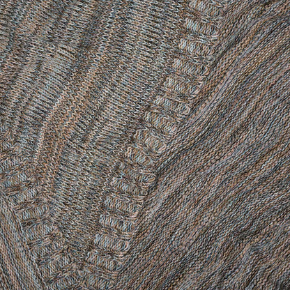 Deka pletená MELANGE LUREX melír pastelová