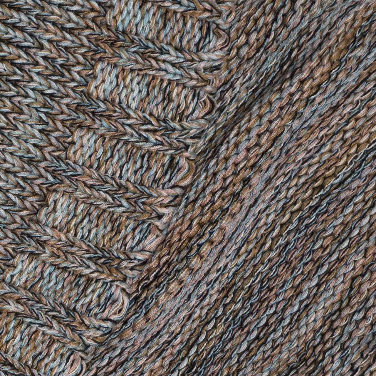 Deka pletená MELANGE LUREX melír pastelová