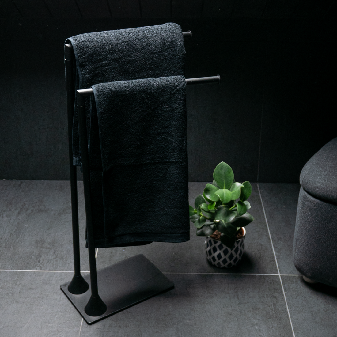 Uterák froté MODAL SOFT čierna