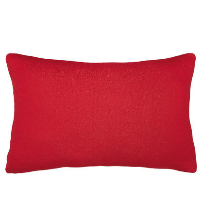 Dekoračný návlek pletený DESIGN LUREX stromčeky červená zlatá