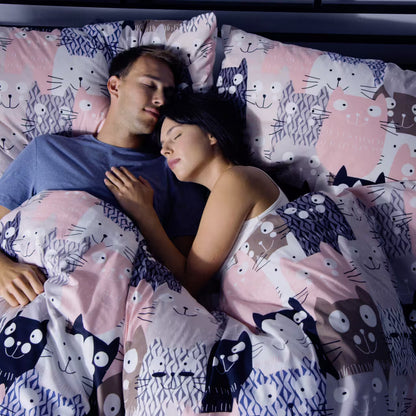 Obliečky KLASIK DESIGN multi cats