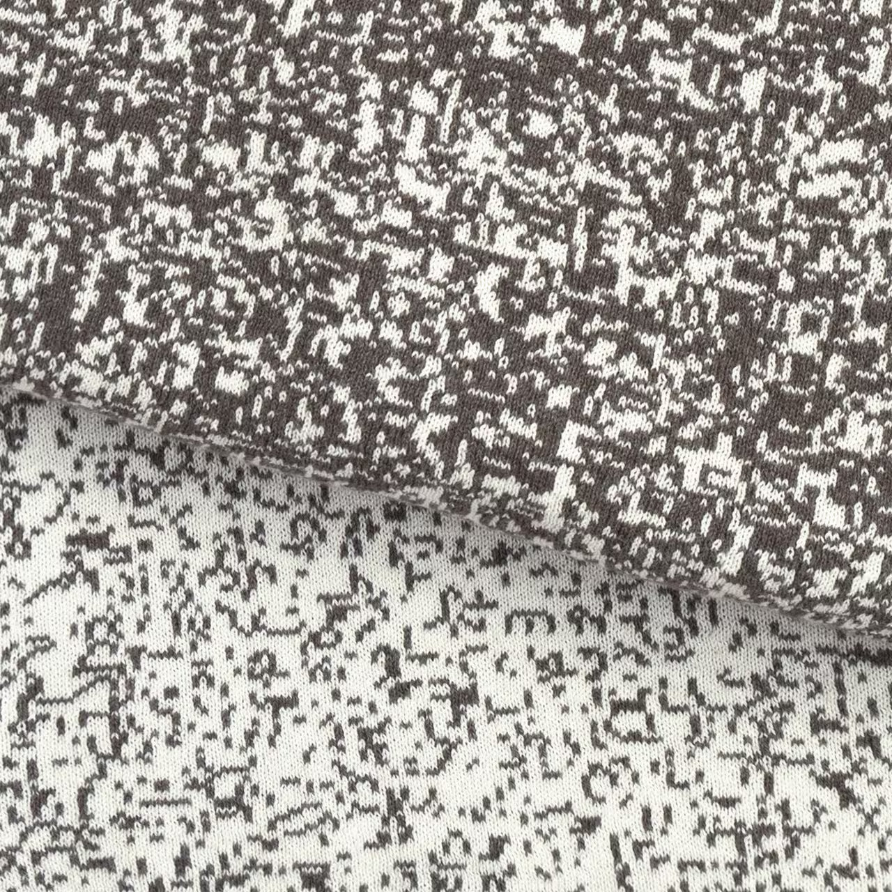 Deka pletená DESIGN ombre hneda