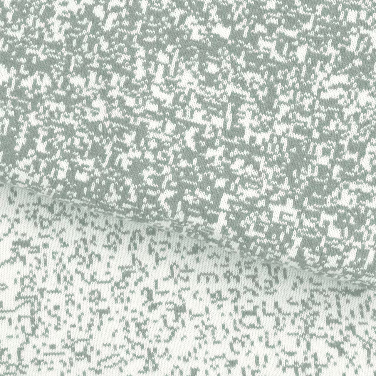 Deka pletená DESIGN ombre siva