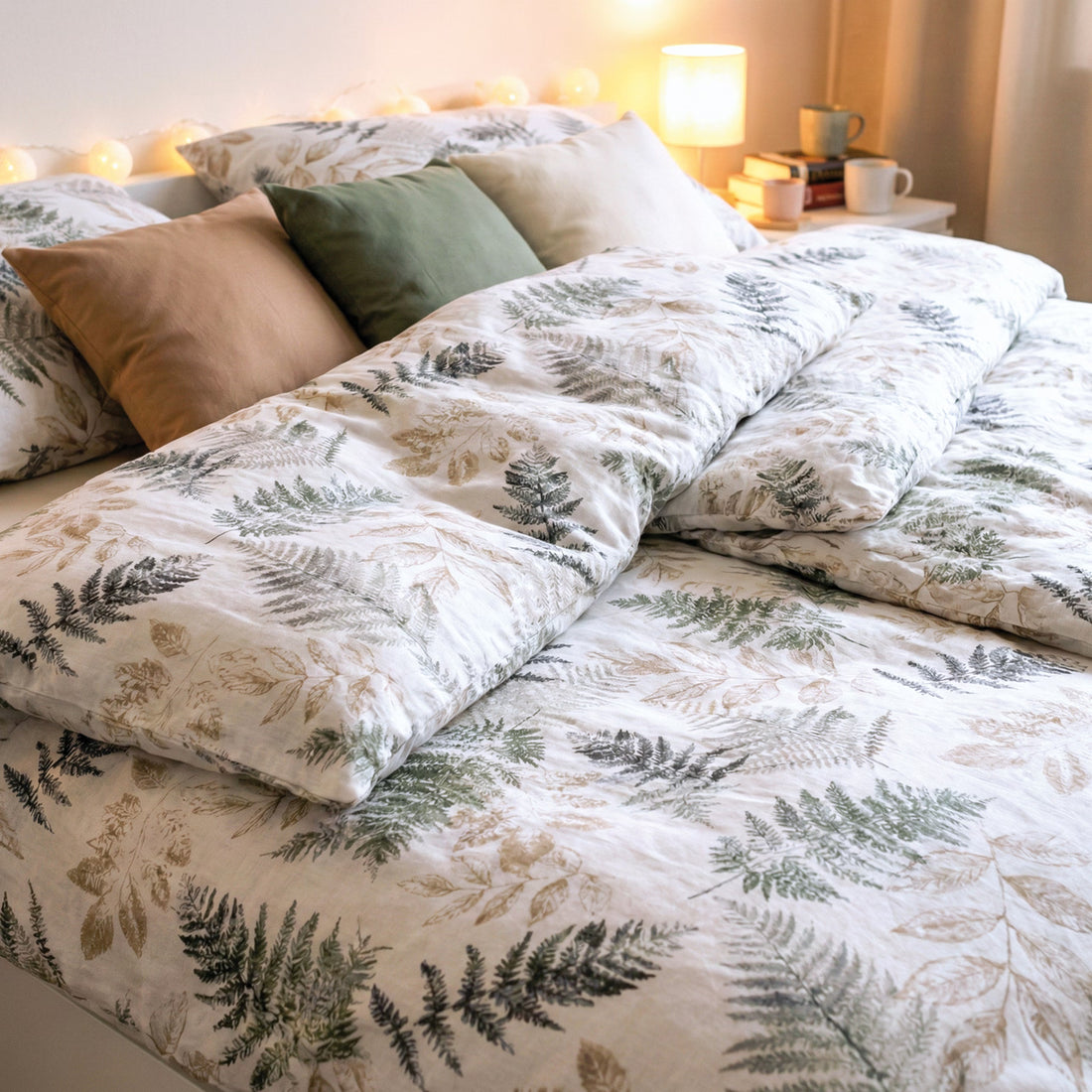 Obliečky KLASIK SOFT papraď khaki