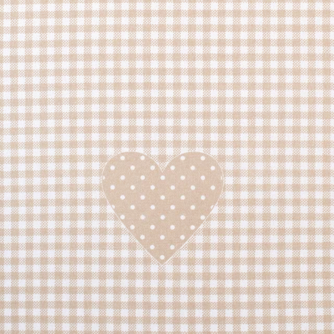 Utierka DEKORO pepito srdce béžová