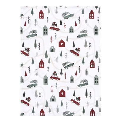 Utierka DEKORO polárne vianoce biela červená