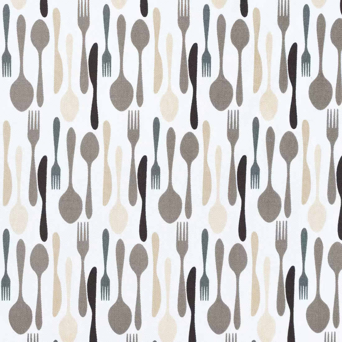 Utierka DEKORO príbory biela sivá čierna