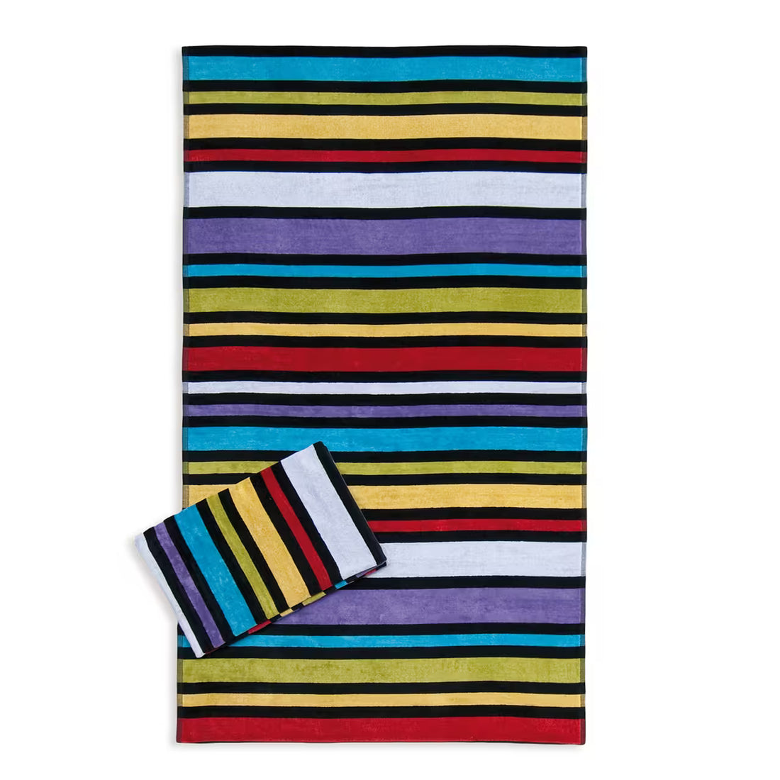 Osuška plážová pruhy pestré