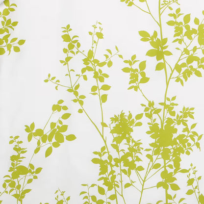 Obliečky SATÉN PLUS rastliny biela zelená