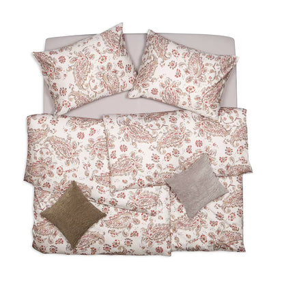 Obliečky SATÉN PLUS romance béžová