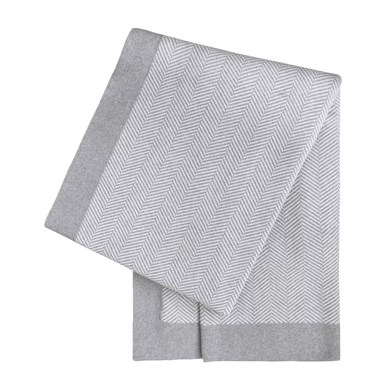 Deka pletená DESIGN rybia kosť