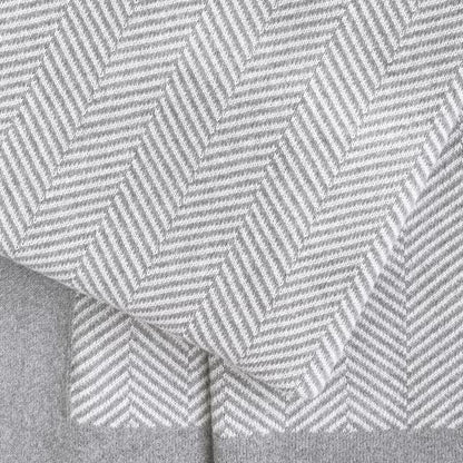 Deka pletená DESIGN rybia kosť