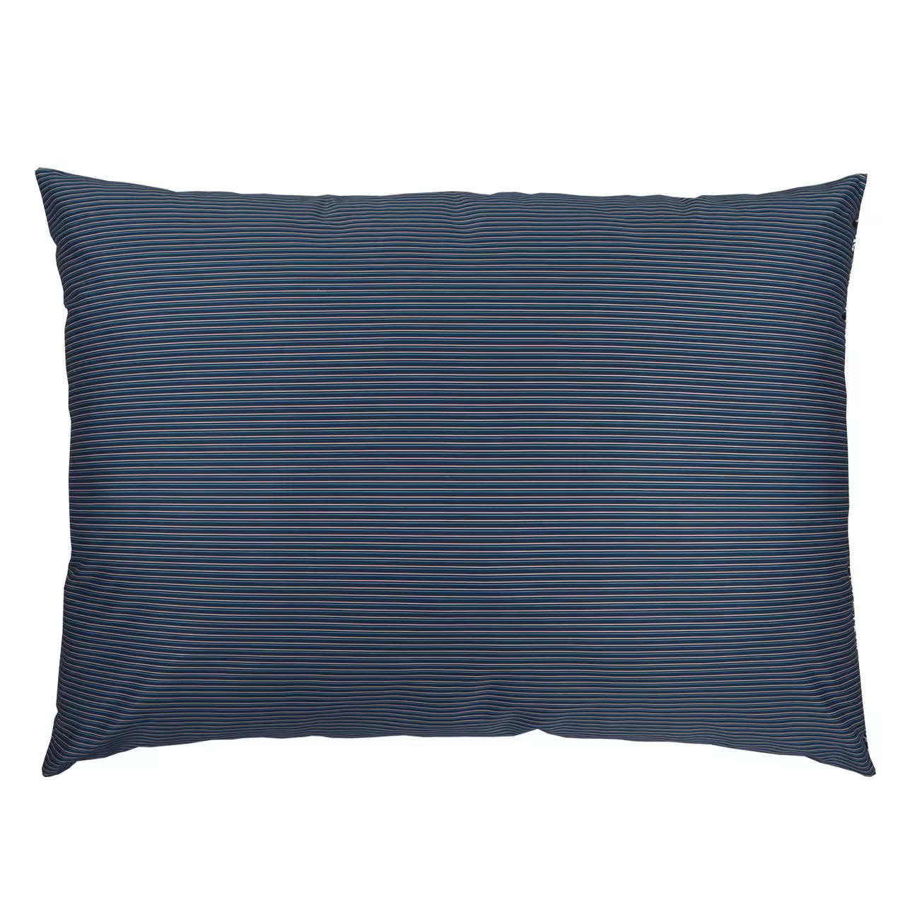 Obliečky SATÉN DESIGN kvietky prúžky tmavá modrá