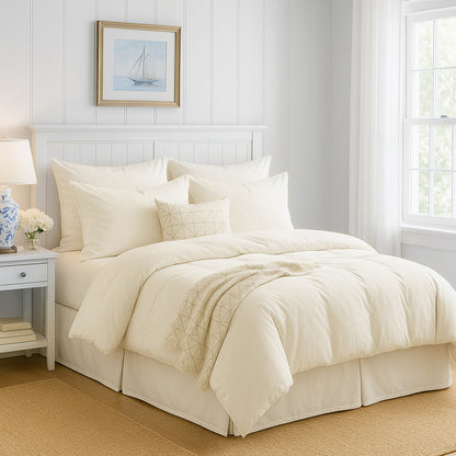 Obliečky SATÉN PLUS smotanová