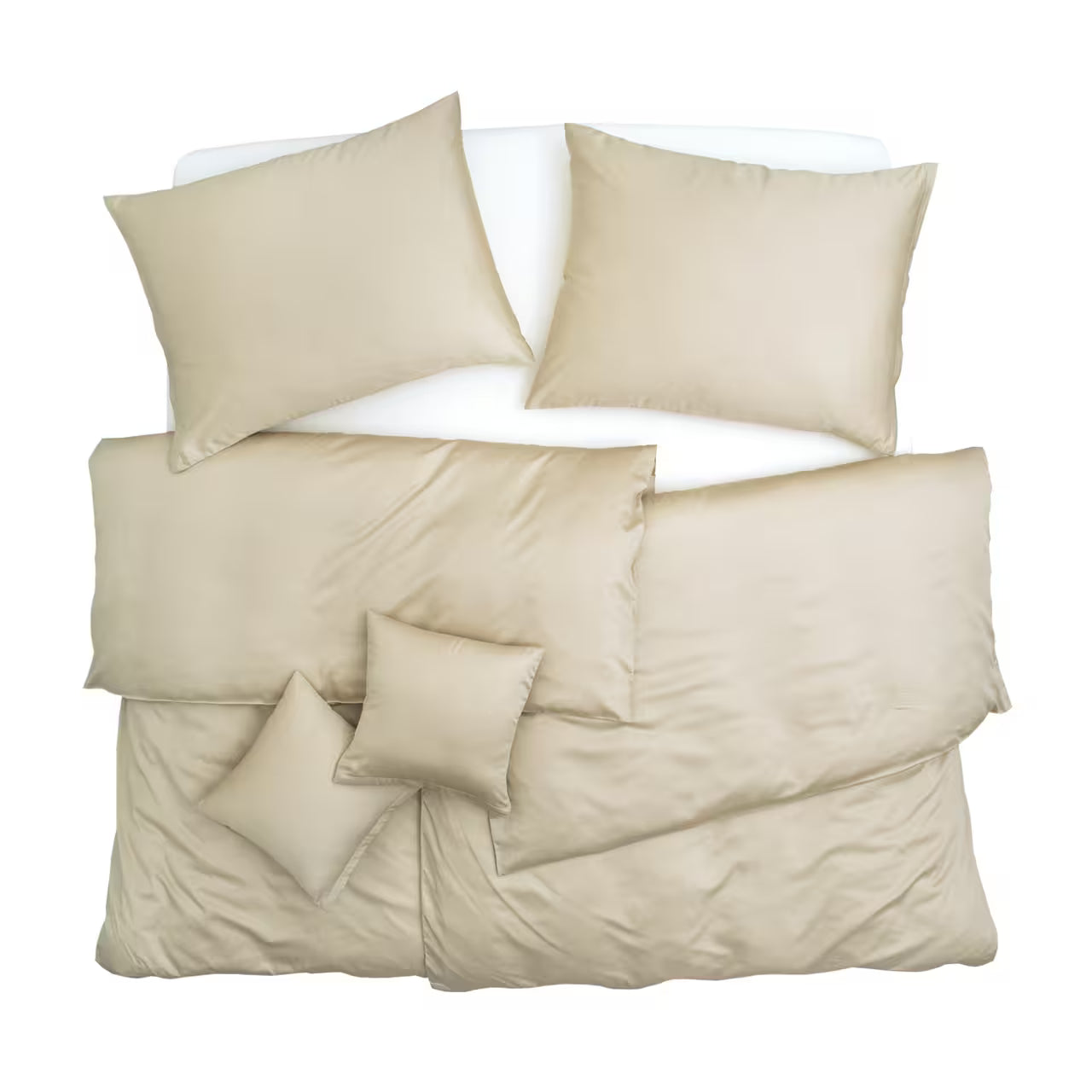 Obliečky SATÉN TENCEL PLUS béžová