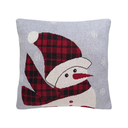 Dekoračný návlek pletený DESIGN snehuliak