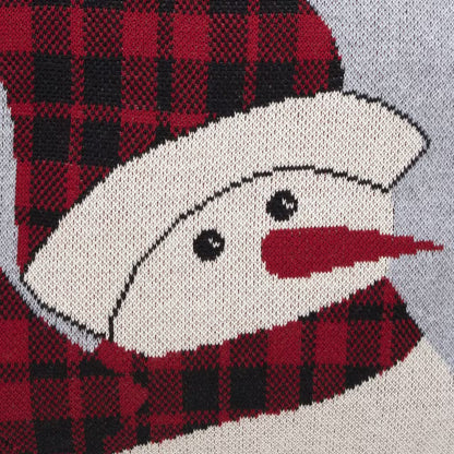 Dekoračný návlek pletený DESIGN snehuliak