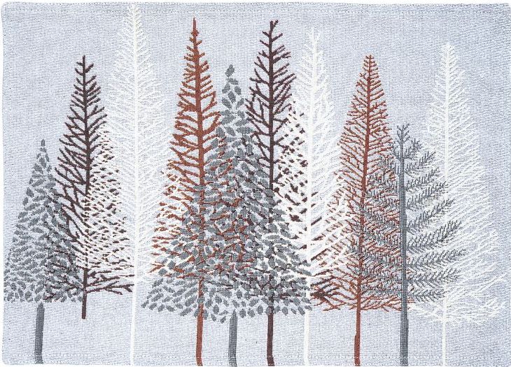 Prestieranie MOTIV stromy sivá