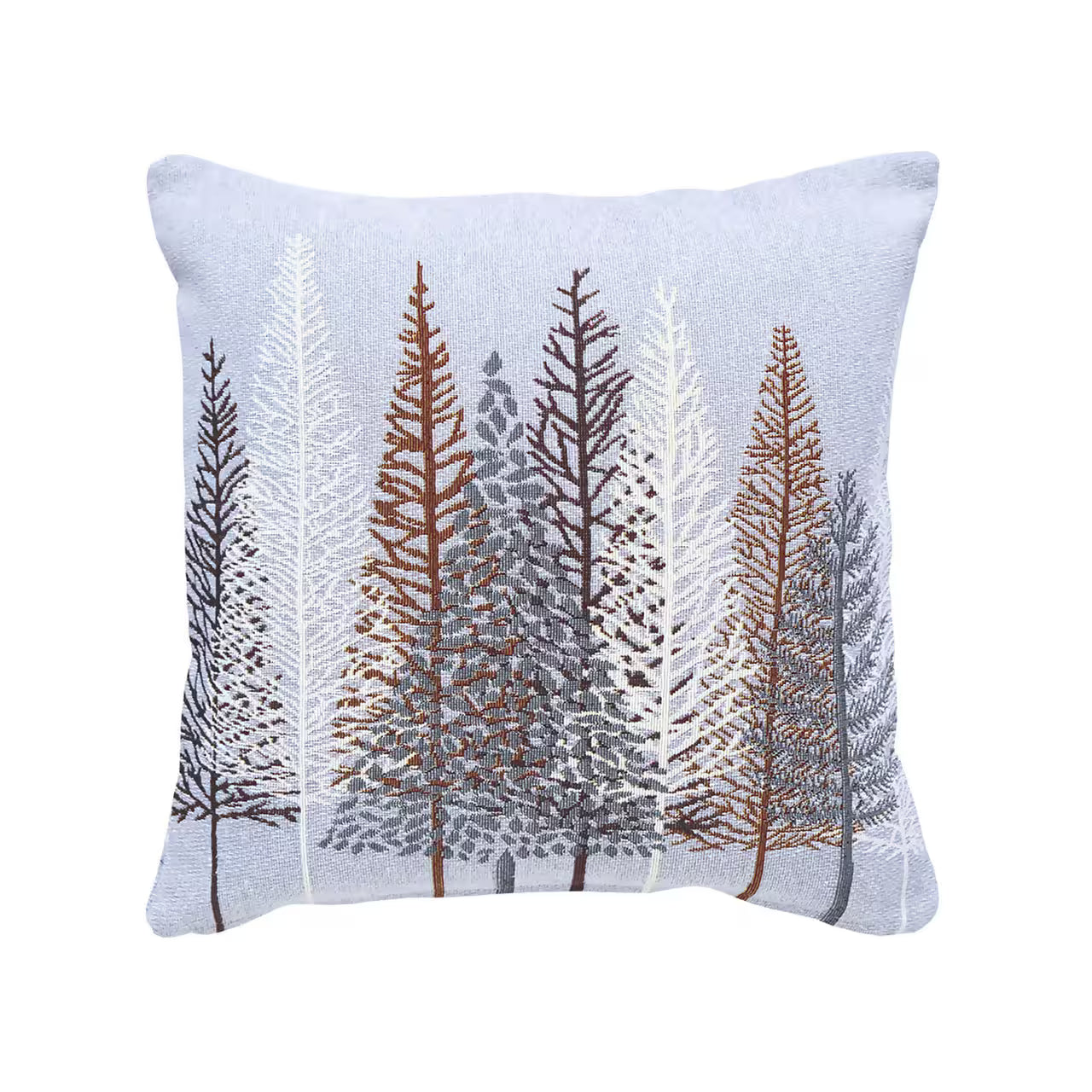 Dekoračný návlek MOTIV stromy sivá