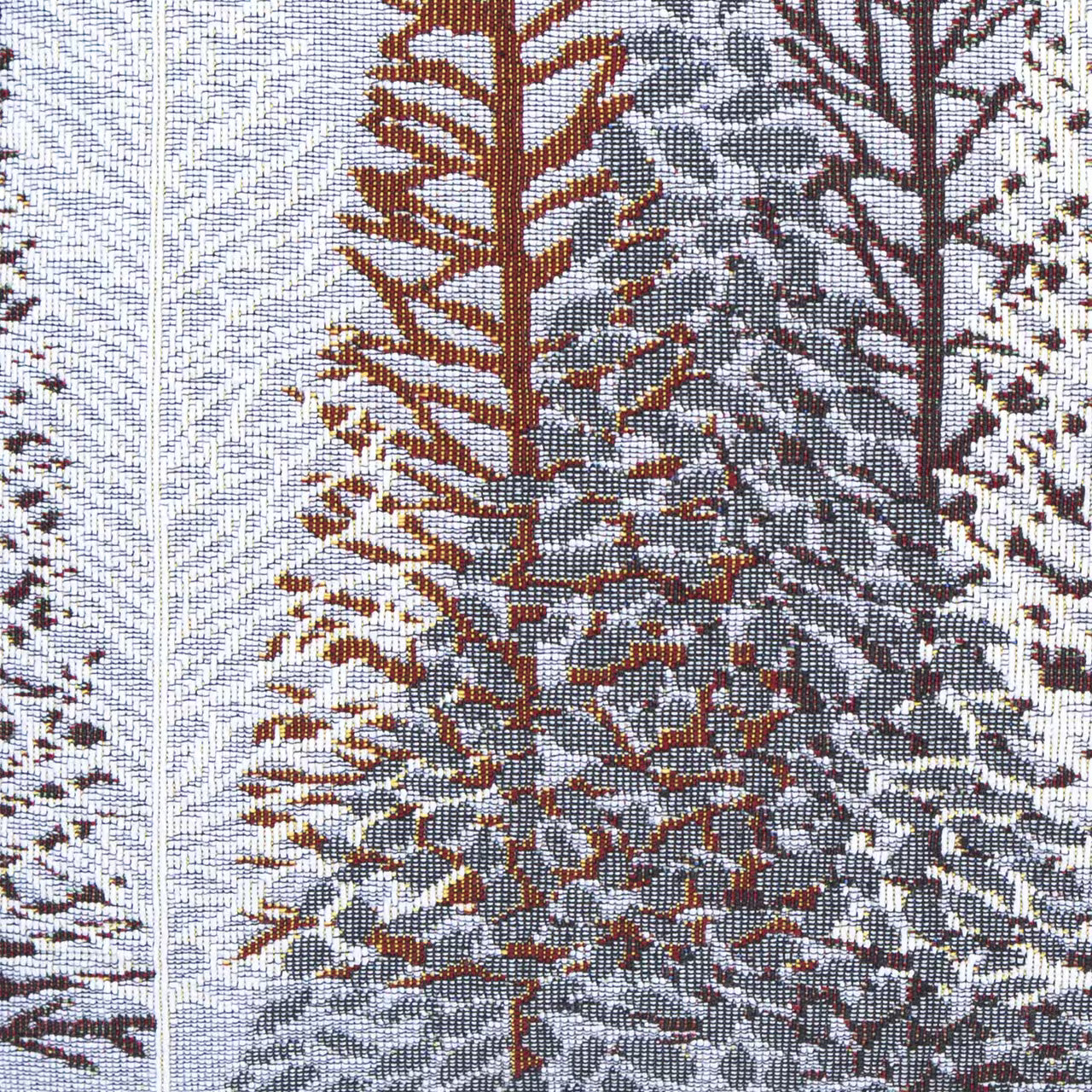 Dekoračný návlek MOTIV stromy sivá