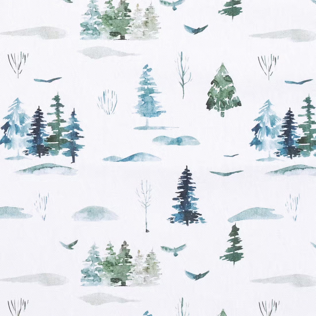 Utierka FLORA stromčeky biela zelená