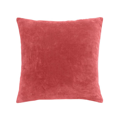 Dekoračný návlek COTTON VELVET polkruhy tehlová