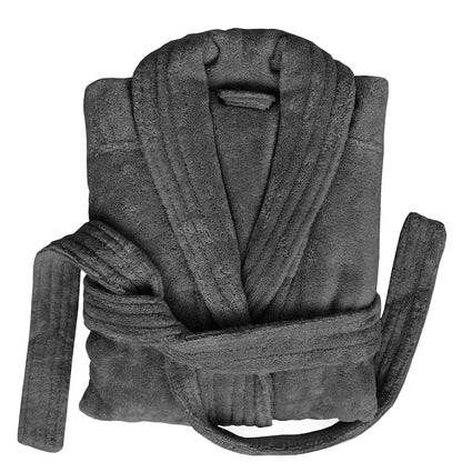 Župan froté MODAL SOFT tmavá sivá