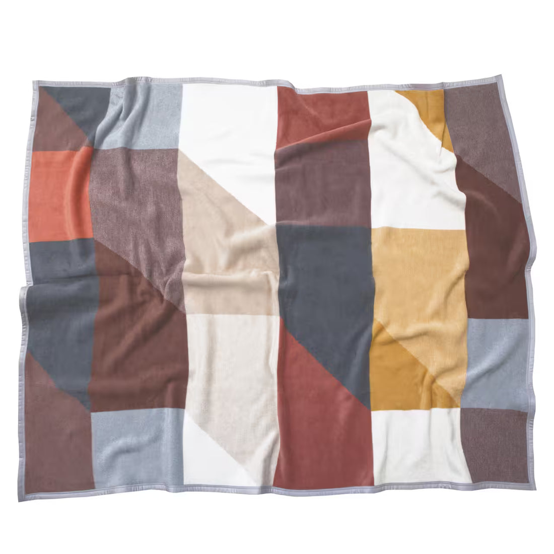 Deka VELURO trapezo multi hrdzavá hnedá