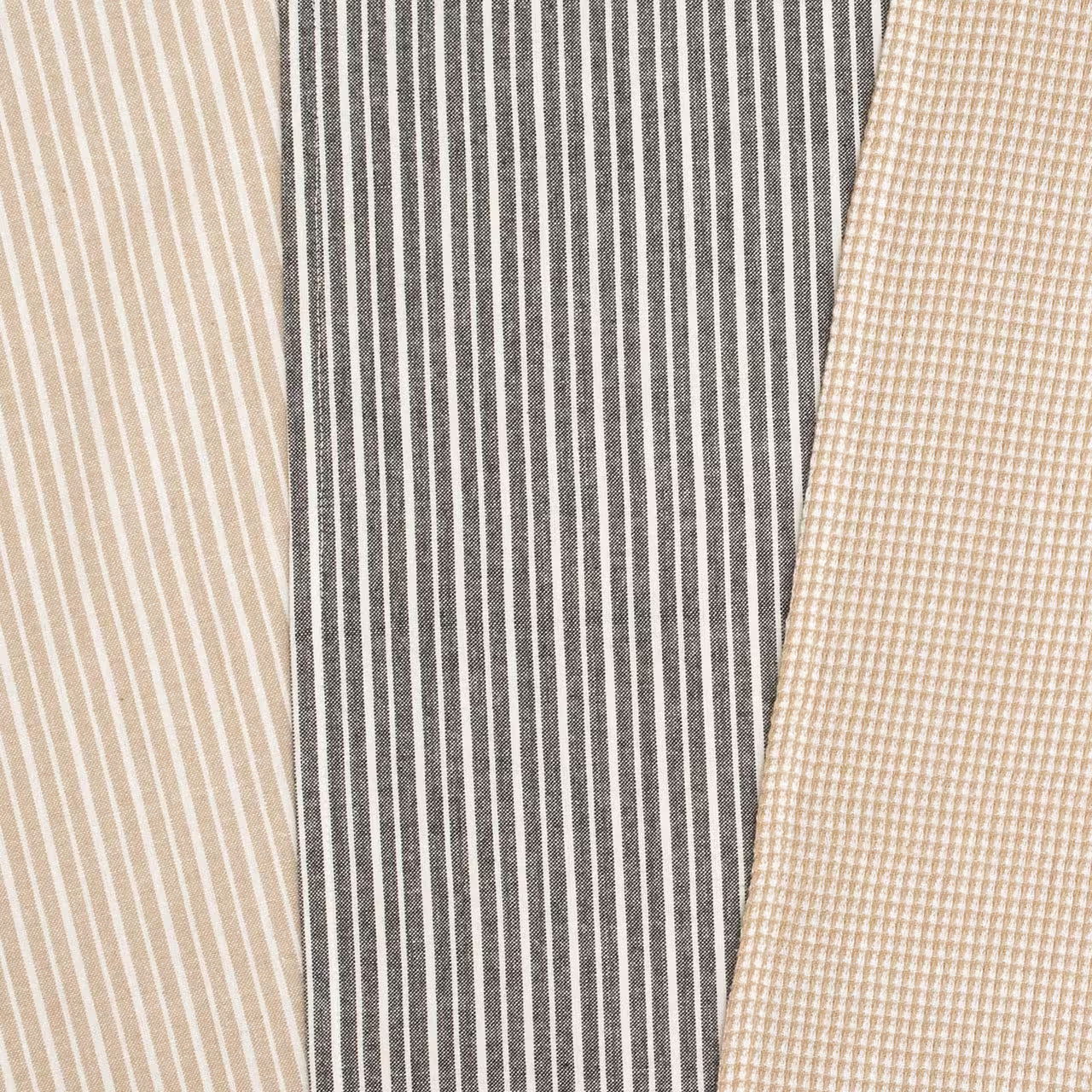 Utierka TRIO + HOLDER prúžky béžová sivá