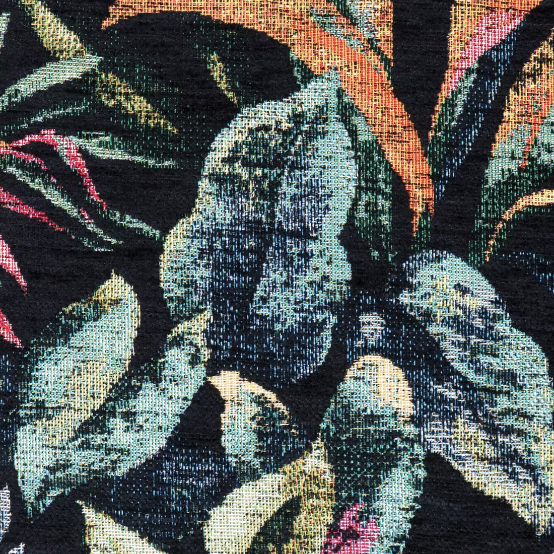 Dekoračný návlek GLAMOUR tropik čierna