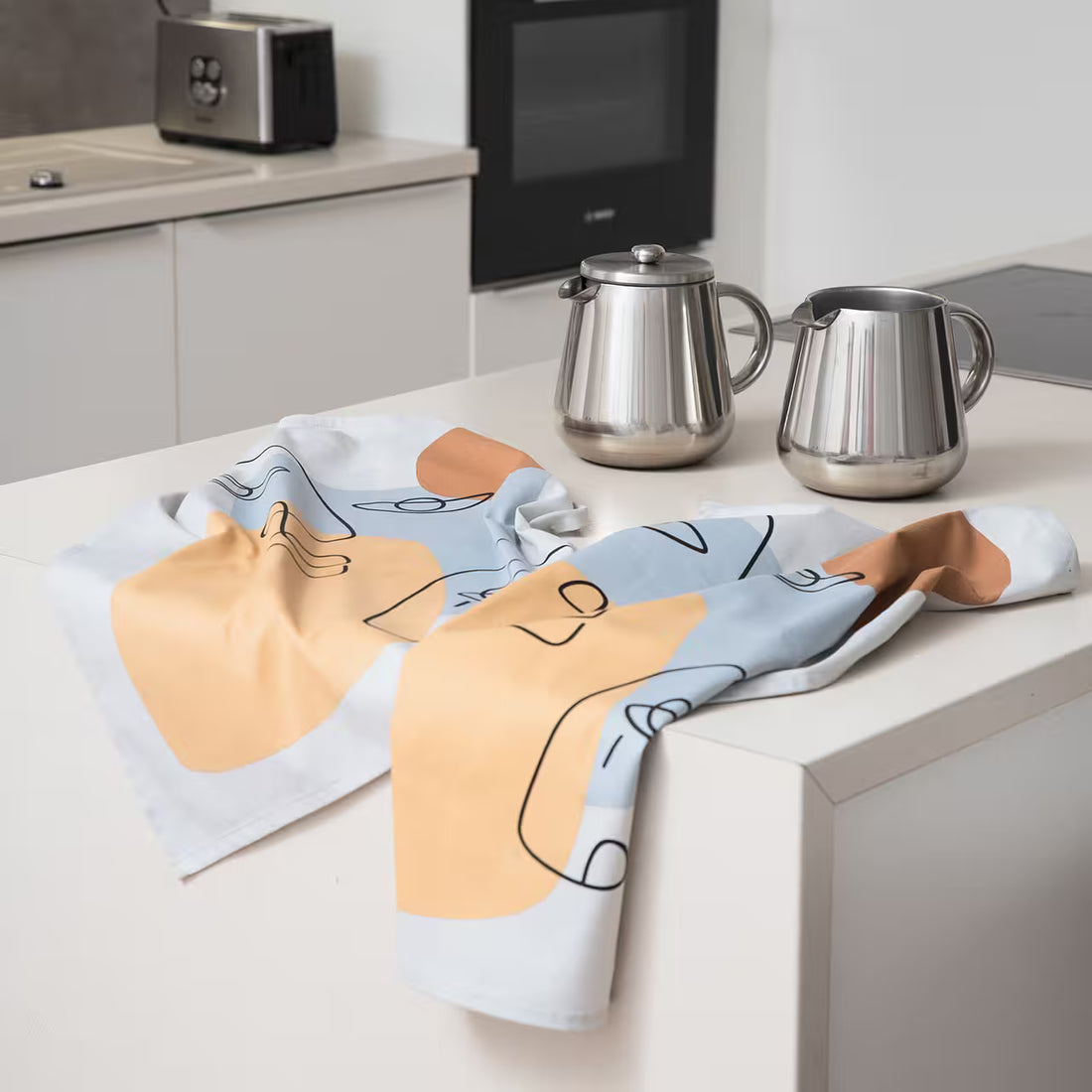 Utierka DEKORO face khaki sivá