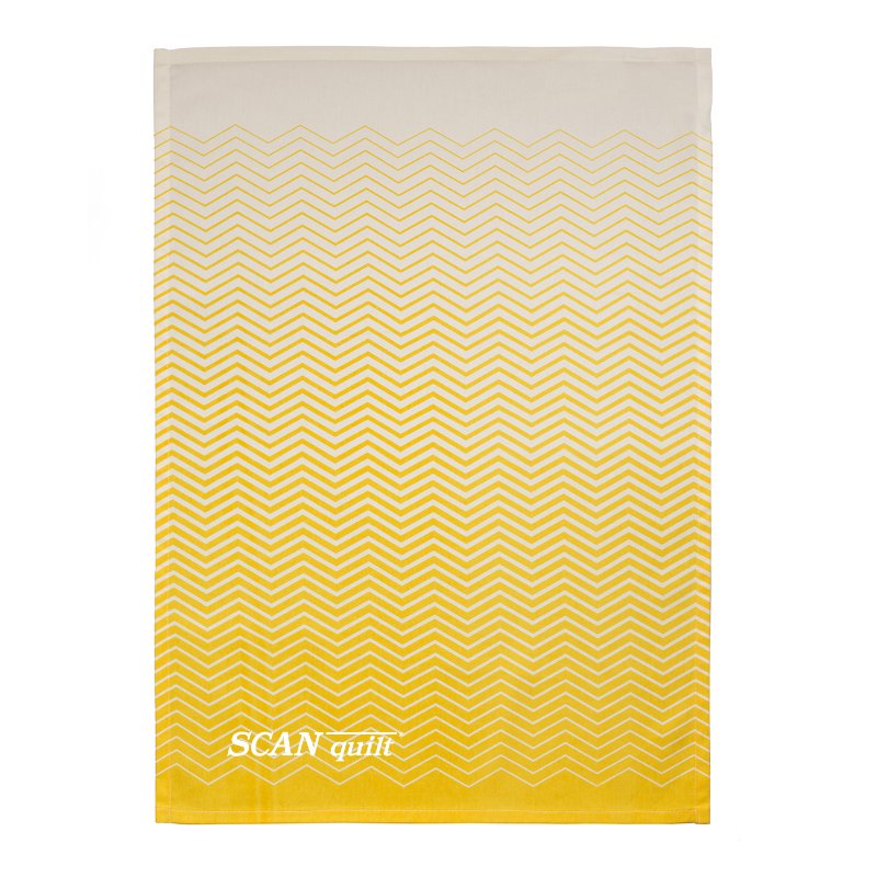 Utierka DEKORO úzky cik-cak smotanová žltá