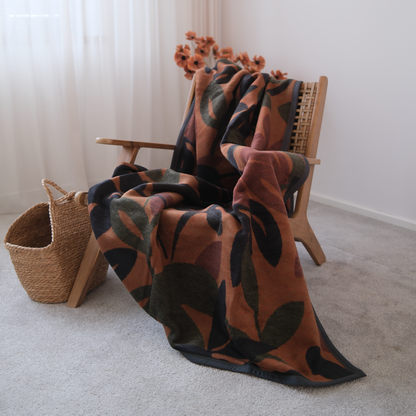 Deka VELURO jesenné listy